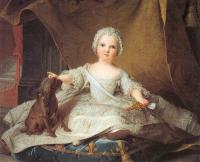 Nattier, Jean Marc - Marie Zephyrine of France as a Baby